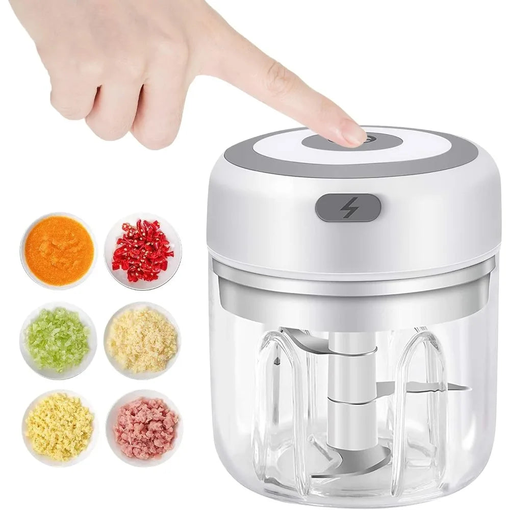 ChopEase Mini Food Processor – Effortless Chopping at the Touch of a Button