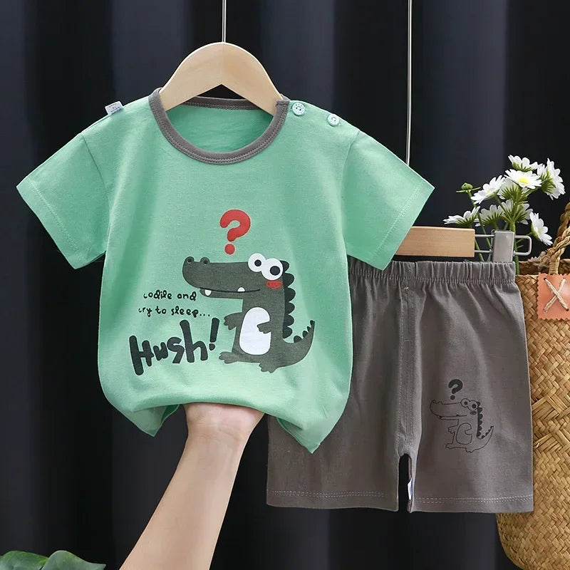 Conjunto de verano Little Larks: frescura sin esfuerzo para los días soleados