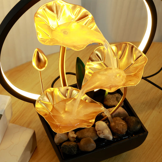 AquaGlow Stonefall Fountain – A Touch of Tranquillity for Your Space