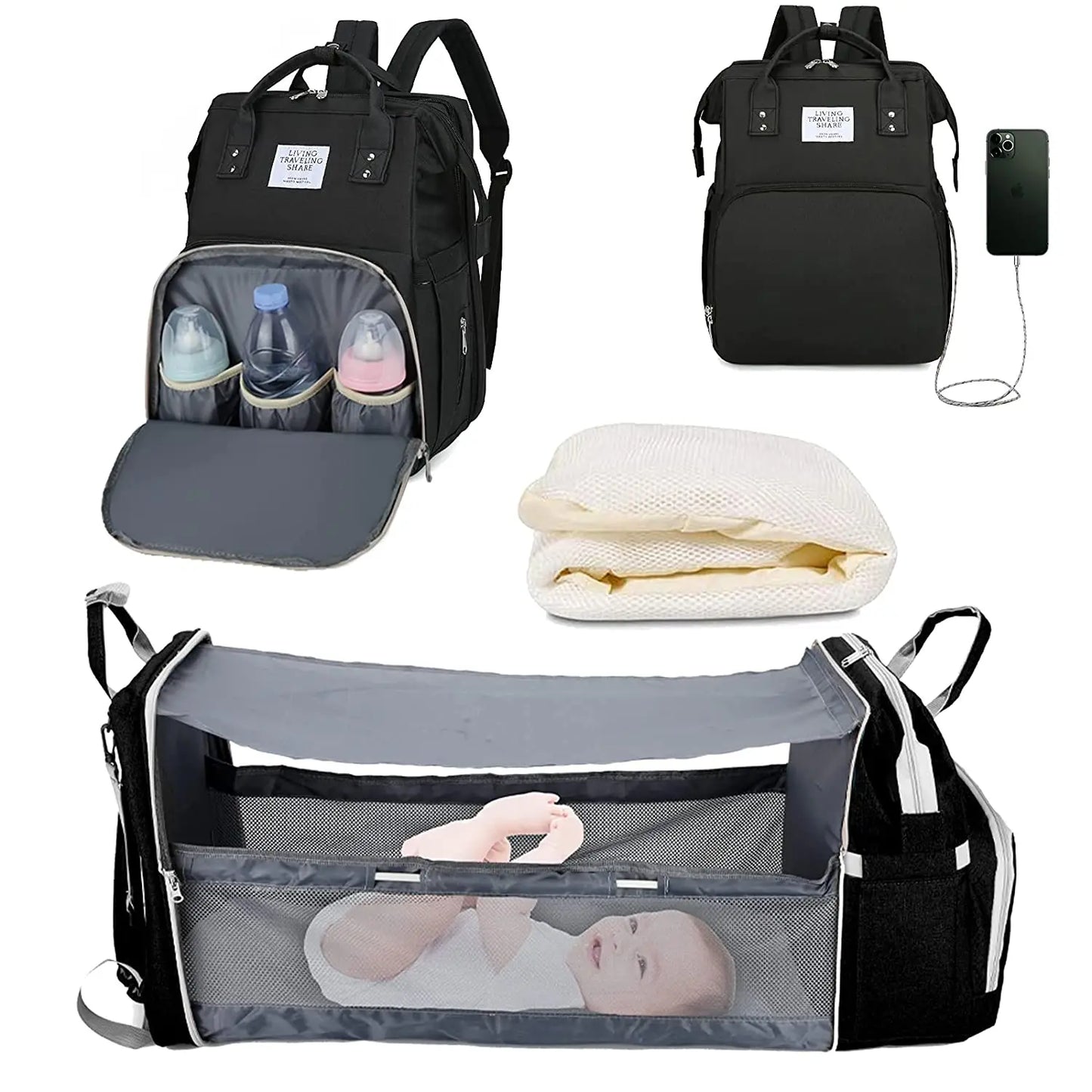 Nappy Nomad: The Ultimate Baby Travel Companion: Versatile, Organized