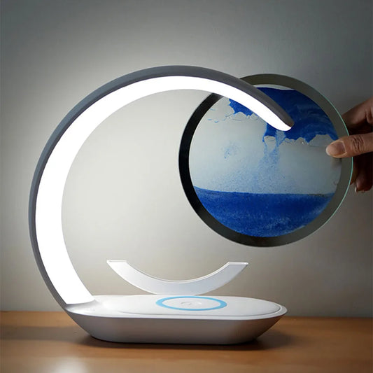 Timeless Flow Quicksand Lamp – Light, Motion &amp; Serenity Combined