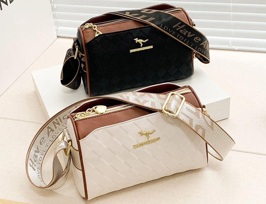 Chic Heritage Messenger Bag – Timeless Style, Effortless Elegance