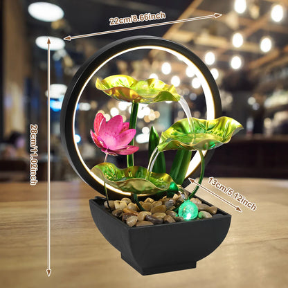 AquaGlow Stonefall Fountain – A Touch of Tranquillity for Your Space