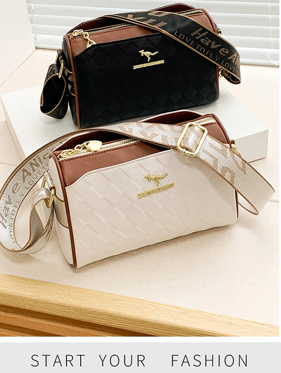 Chic Heritage Messenger Bag – Timeless Style, Effortless Elegance