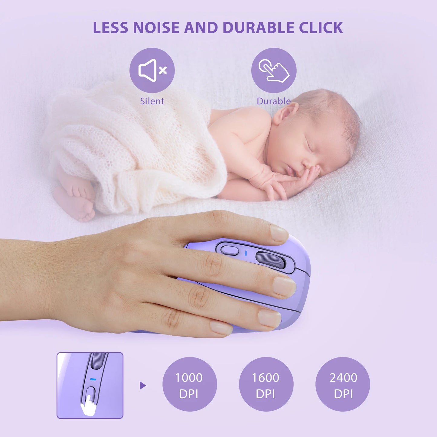 ErgoWhisper Mouse – Silent Precision, Maximum Comfort&nbsp;