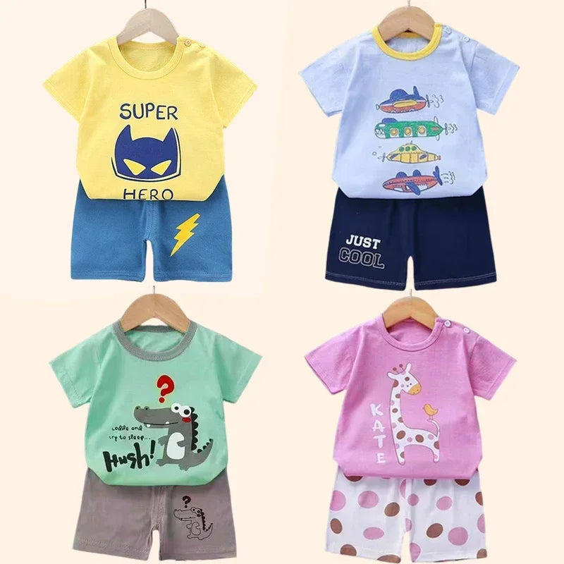 Conjunto de verano Little Larks: frescura sin esfuerzo para los días soleados