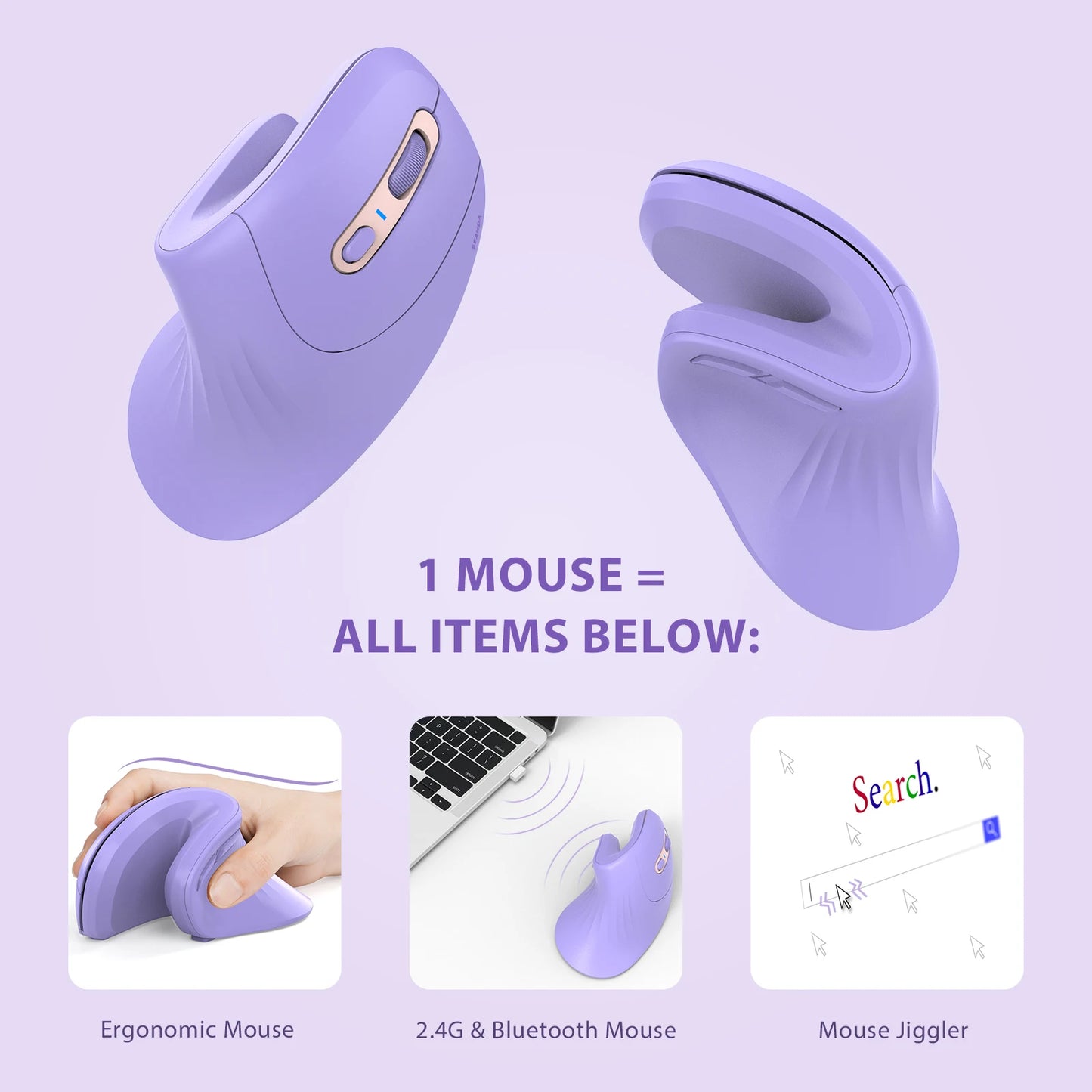 ErgoWhisper Mouse – Silent Precision, Maximum Comfort&nbsp;