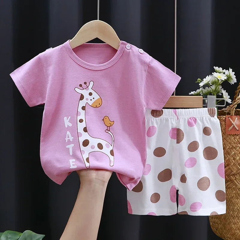 Conjunto de verano Little Larks: frescura sin esfuerzo para los días soleados
