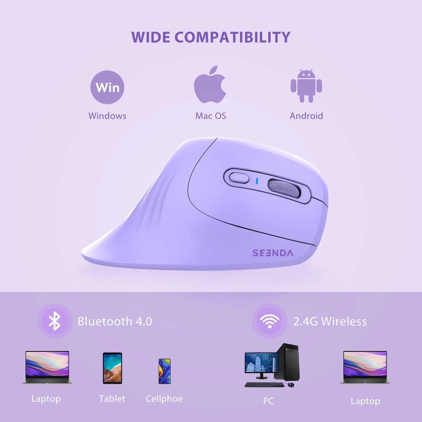 ErgoWhisper Mouse – Silent Precision, Maximum Comfort&nbsp;