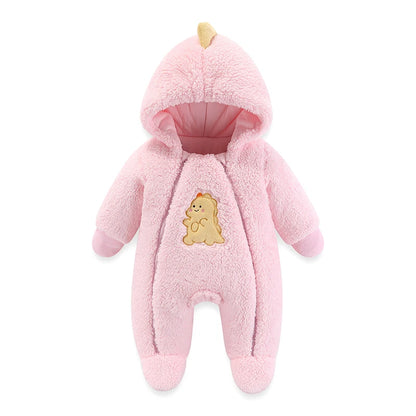 Cosy Cub Hooded Romper – Snug Comfort for Your Little Explorer