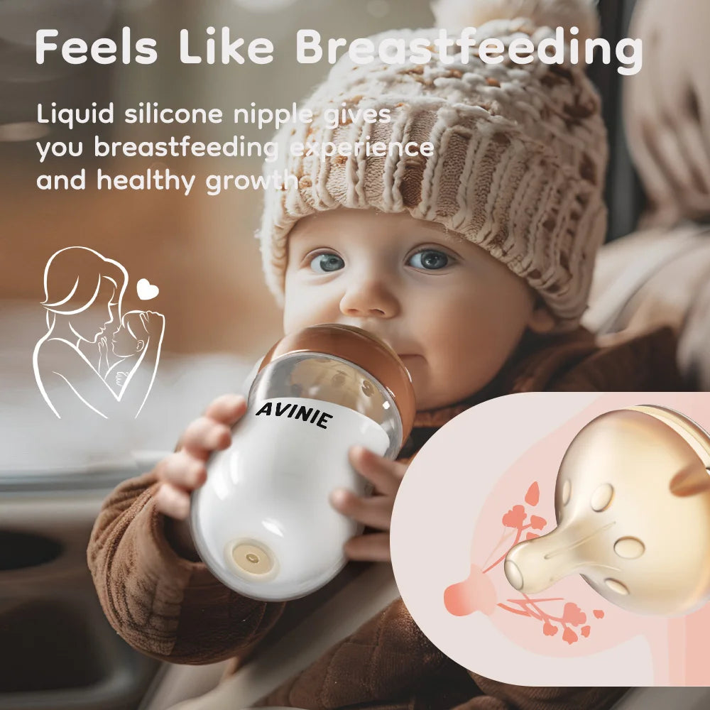 BritBaby PureFlow Anti-Colic Bottle – Gentle Feeding for Happy Tummies