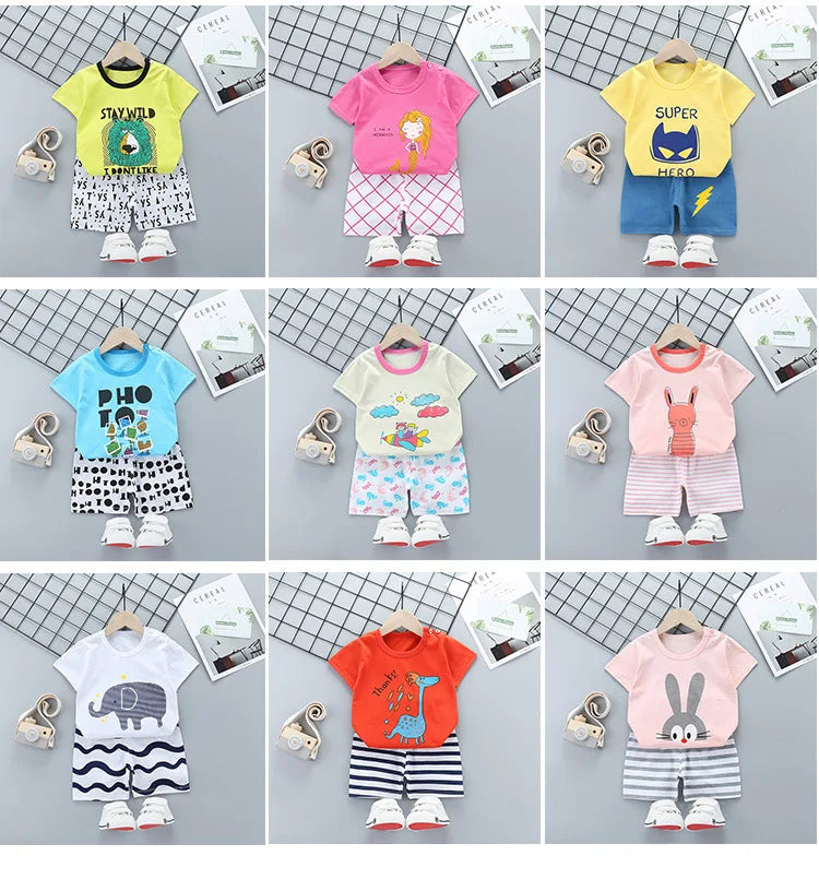 Conjunto de verano Little Larks: frescura sin esfuerzo para los días soleados