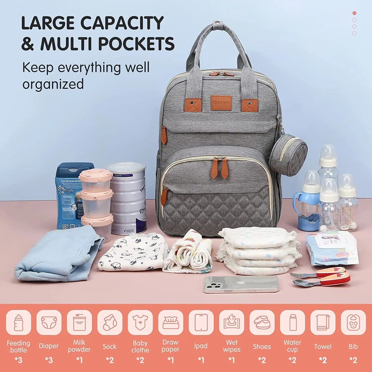 Nappy Nomad: The Ultimate Baby Travel Companion: Versatile, Organized