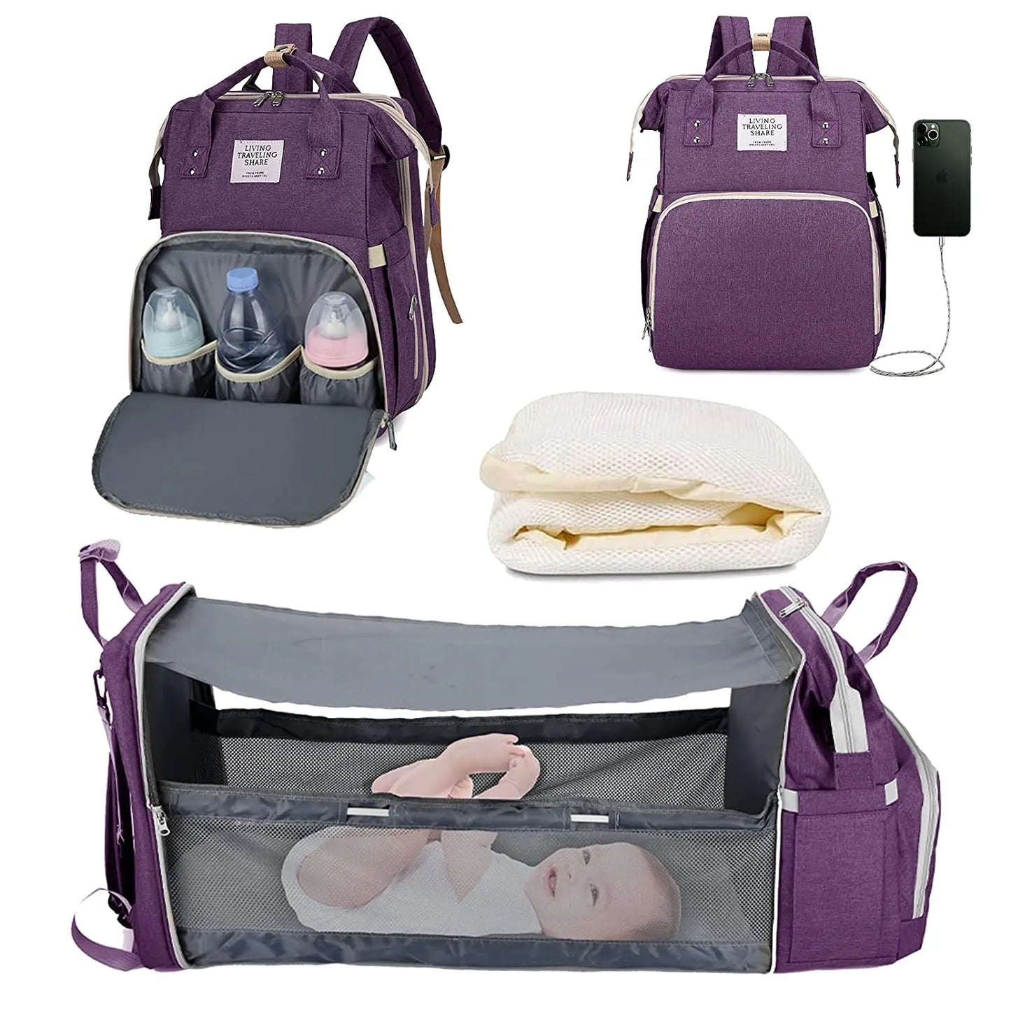 Nappy Nomad: The Ultimate Baby Travel Companion: Versatile, Organized