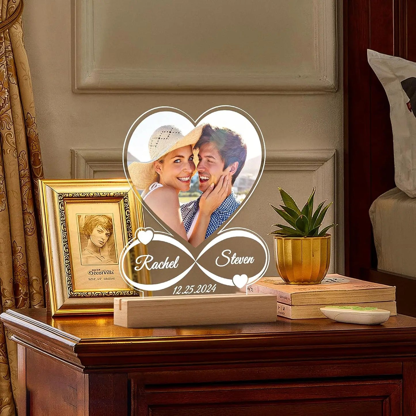 &nbsp;EternaGlow Acrylic Frame – Where Memories Shine Forever