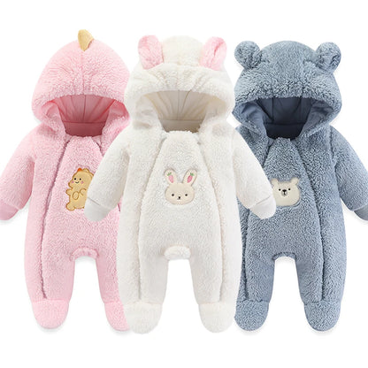Cosy Cub Hooded Romper – Snug Comfort for Your Little Explorer