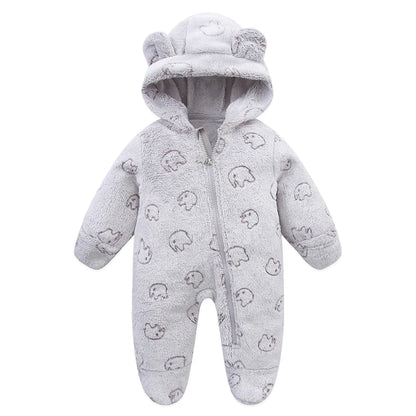 Little Lamb Flannel Romper – Softness Meets Cuteness