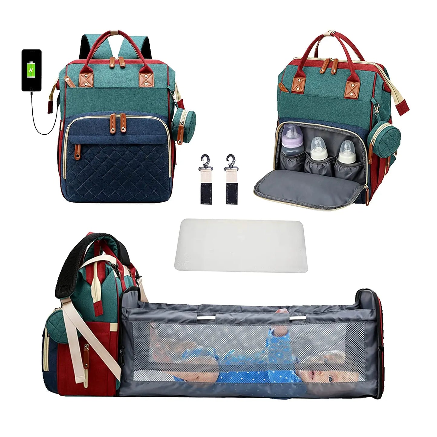 Nappy Nomad: The Ultimate Baby Travel Companion: Versatile, Organized